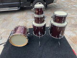 Gretsch New Classic Maple 6pc Drum Set kit Jazz Size kick 18" -Merlot Sparkle EX