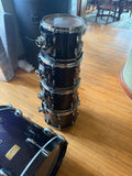 Pearl Masters Studio Birch 5pc Drum Set kit - Midnight Fade11