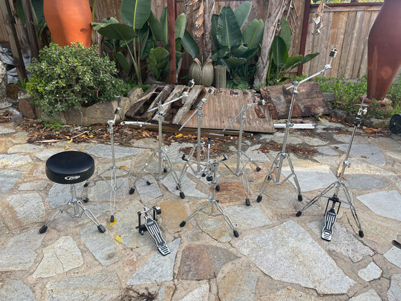 PDP Pacific Drum Hardware Package 4x Booms,1x Straight,hihat ,snare stand,throne