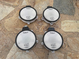 4 PACK 3x Roland pd-80 Single trigger 8" tom pads + 1x pd-80r dual trigger snare0
