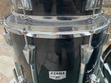 VIntage Tama Granstar II 3pc Drum Set Kit Black 22x16,13x12,16x16