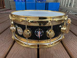 DW Collector's Series R30 "Starman" Neil Peart Rush 6x14 Edge Snare drum !!!