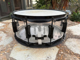 Pork Pie "Pig Lite" Clear Acrylic Snare Drum 14x64