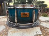 Pearl Session Custom Maple 6.5 x 14 Snare Drum Blue Fade2