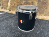 Ludwig Black Cortex 70's 8" Concert Tom for drum set kit - READ