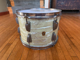 Vintage Ludwig WMP White Marine Pearl early 60's 13x9 Tom Drum2