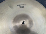 Zildjian Avedis 19" medium Crash Drum Cymbal - KEYHOLLED - 1822 GRAMS