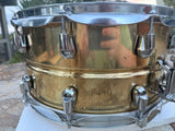 Yamaha Brass 14x7 Snare Drum with Nouveau Lugs SD447010