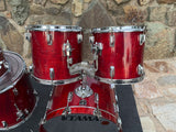 VIntage Tama Superstar Cherry Wine 5pc Drum Set kit 22,10,12,13,16