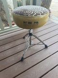 Pork Pie Leopard Drum Throne Seat Chair - Missing one bolt0