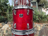 VIntage Tama Superstar Cherry Wine 5pc Drum Set kit 22,10,12,13,16