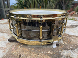 Ludwig 14x5 Black Beauty Snare Drum with Brass Hardware and Tube Lugs (LB416BT)