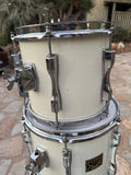 RARE Tama Artstar 1 Birds Eye Maple WHITE 5pc Drum Set kit!!17