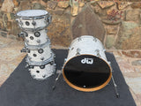 DW Collectors 5pc Drum Set White Marble w/ 20 inch kick!1