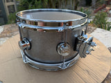 DW Collectors 10x6 Maple Side Snare drum with ten and six wood2