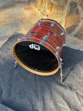 DW Collectors 22x18 Bass Drum Tiger Oyster Finish. Excellent0
