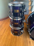 Pearl Masters Studio Birch 4pc Drum Set kit - Midnight Fade4