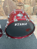 Tama Superstar Candy Apple Red 6pc Drum set kit w/ 24" Bass drum!8