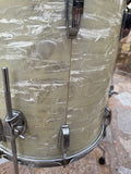 Vintage Ludwig WMP White Marine Pearl 1966 16x16 Floor tom Drum7