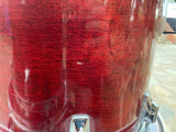 Vintage Tama Superstar Cherry Wine 5pc Drum Set kit 22,10,12,13,14,16,18 -GREAT!