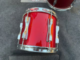 RARE TAMA ARTSTAR CORDIA CANDY APPLE RED TOM SET !!