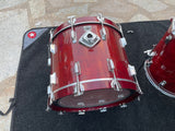 Vintage Tama Superstar Cherry Wine 5pc Drum Set kit 22,10,12,13,14,16,18 -GREAT!