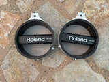 TWO Roland pd-100 Drum Mesh 10" Electronic Trigger Pad - Single Trigger -white4