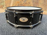 Pearl Ultracast 14"x5" Cast Aluminum Snare Drum – Satin Black w/ Black Hardware8