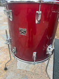 Tama SUPERSTAR Candy Apple Red POWER 8pc Concert Tom Drum Set kit!!5
