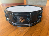 Dw Collectors Satin Black 14x5.5 Snare Drum4