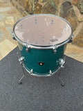 Tama Superstar Classic Aqua 16x14 Floor Tom Drum - Maple Shell1