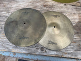 Zildjian Quick Beat TOP + ROCK hihat Bottom Hi hat Cymbals Pair3