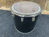 Ludwig Black Cortex 70's 14" Concert Tom for drum set kit Blue Olive Badge b/o