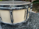 Pearl Masters Custom 4ply Maple 6.5x14 Snare Drum with re-rings (HOOPS NOT ORIGI