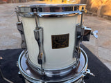 RARE TAMA ARTSTAR BIRDS EYE MAPLE WHITE TOM SET !! JAPAN !! LARS !!