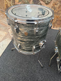 Vintage Ludwig downbeat Sky Blue Pearl Drum set Kit 196515