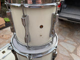 RARE Tama Artstar 1 Birds Eye Maple WHITE 5pc Drum Set kit!!7