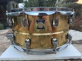 Yamaha Brass 14x7 Snare Drum with Nouveau Lugs SD44701
