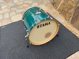 Tama Superstar Classic Aqua 22x18 Bass Drum - Maple Shell4