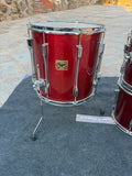 RARE TAMA ARTSTAR CORDIA CANDY APPLE RED TOM SET !!