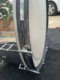 C&C Drum 28 x 14 Chrome Custom shop Bass Drum !!!