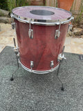 Tama Superstar Cherry 16x16" Floor Tom Drum 80's