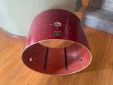 Vintage Tama Superstar Candy Apple Red CAR 1980's 22 x14  BASS DRUM BARE SHELL