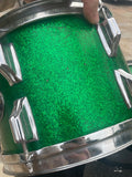 Vintage Rogers PowerTone Londoner Drum Set Green Spakle Power Tone -UPDATED