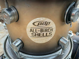 PDP Fs Birch 8pc Double Bass Drum Set kit tobacco burst