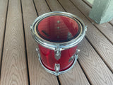 Tama Superstar Cherry 8x9 Cherry Tom Drum 80's