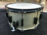 Pork Pie Little Squealer 14x8 Maple Silver Sparkle Snare Drum