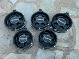 5 Roland pd-125 pd-105 5 PC V Drum Mesh Package BLACK - GOOD