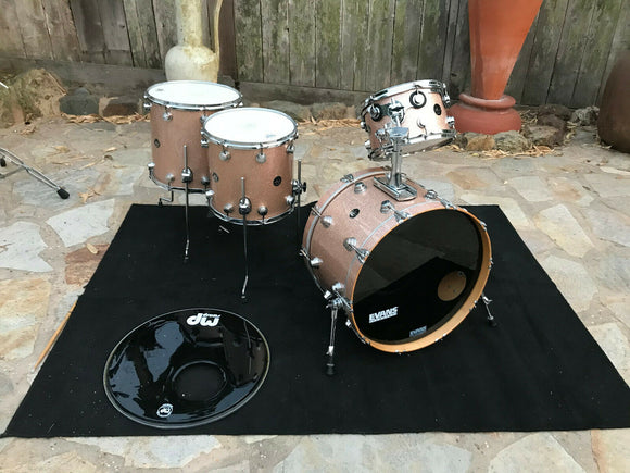 DW Collectors 4pc Maple Champagne Sparkle 22x14,12x8,14x14,16x16