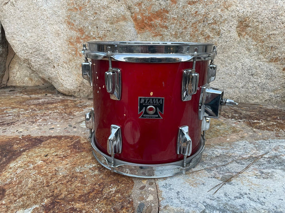 Vintage Tama Superstar Candy Apple Red CAR 1980's 10 x 9  Tom Drum